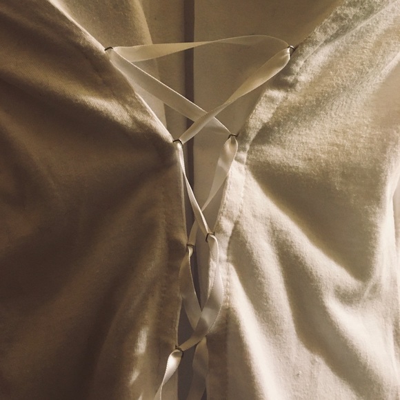 SUPER SEXY LACE UP CORSET TOP AND LACE ROBE - Picture 5 of 12